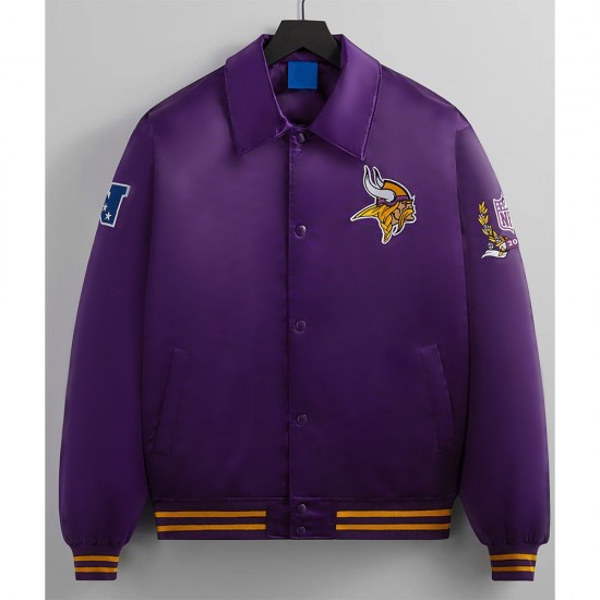 Minnesota Vikings Cover Bomber Jacket