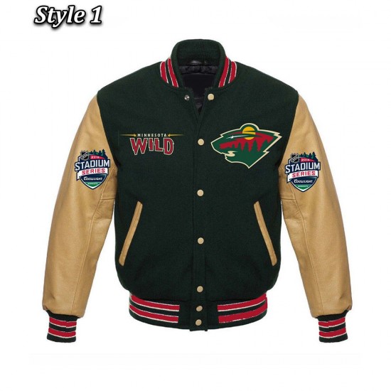 Minnesota Wild Classic Varsity Jacket