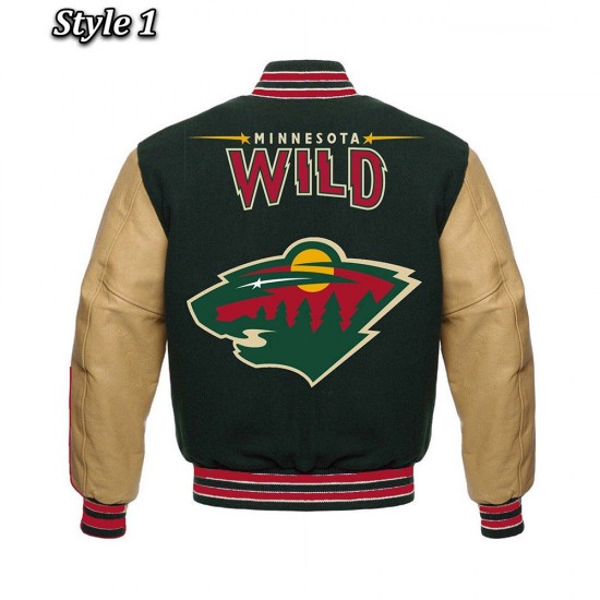 Minnesota Wild Classic Varsity Jacket