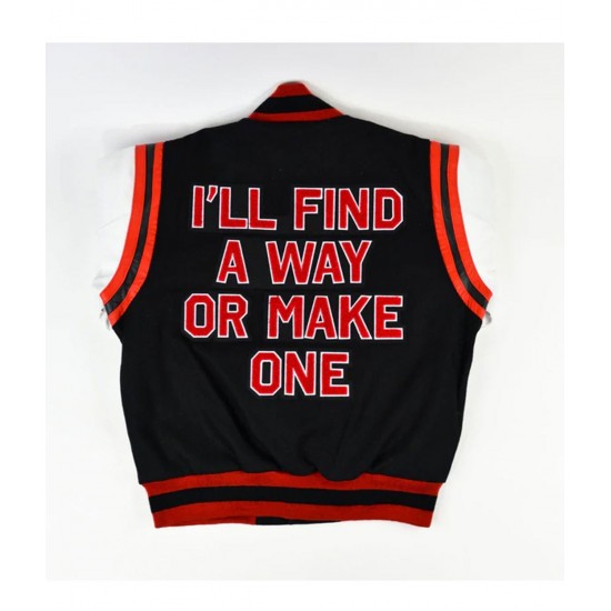  Atlanta Varsity Style Red Text with White Outline