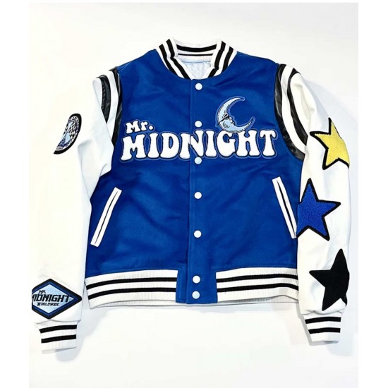 Mr. Midnight Under The Moon Varsity Jacket