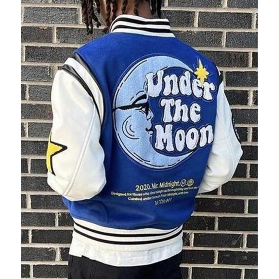 Mr. Midnight Under The Moon Varsity Jacket