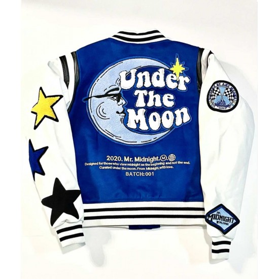 Mr. Midnight Under The Moon Varsity Jacket