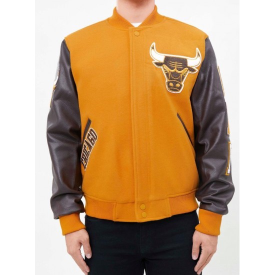 Chicago Bulls Logo NBA Championship Varsity Jacket