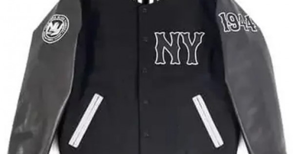 NLBM 1944 Baseball New York Black Yankees Varsity Jacket - HJacket