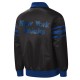 NY Knicks Captain Black Varsity Satin Jacket