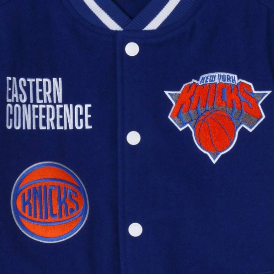 NY Knicks Eastern Conference Varsity Jacket