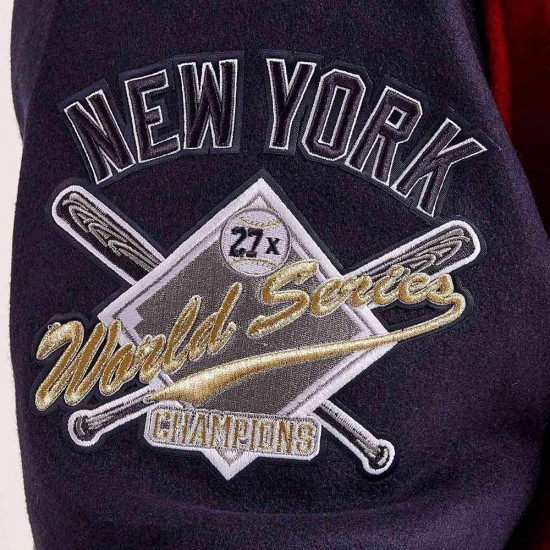 NY Yankees 27X World Series Varsity Jacket