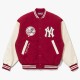 NY Yankees Baseball Dark Red Varsity Jacket