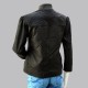 New Women's Black Biker Halle Berry Leather Jacket