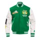 Norfolk State University Classic Rib Green Varsity Jacket