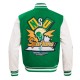 Norfolk State University Classic Rib Green Varsity Jacket