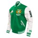 Norfolk State University Classic Rib Green Varsity Jacket