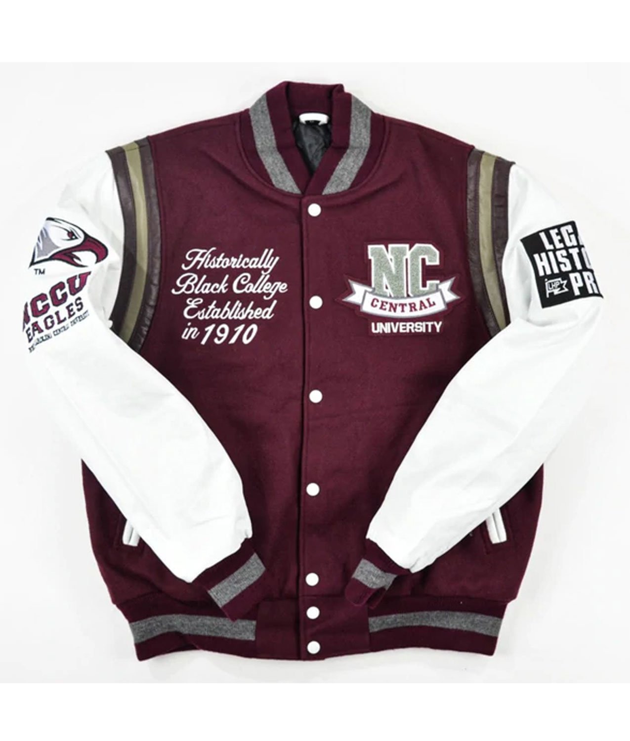 Varsity/College - Coats & Jackets with Available Colours: Purple & White  and Size: 3XL