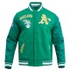 Oakland Athletics Green Wool Varsity Jacket