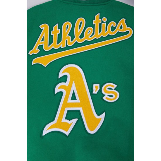 Oakland Athletics Green Wool Varsity Jacket