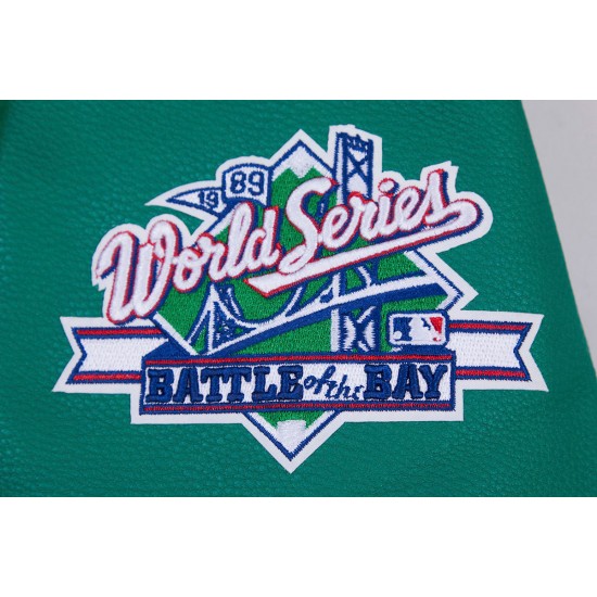 Oakland Athletics Green Wool Varsity Jacket