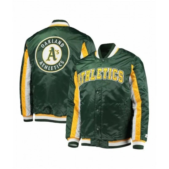 Oakland Athletics The Ace Green Varsity Jacket