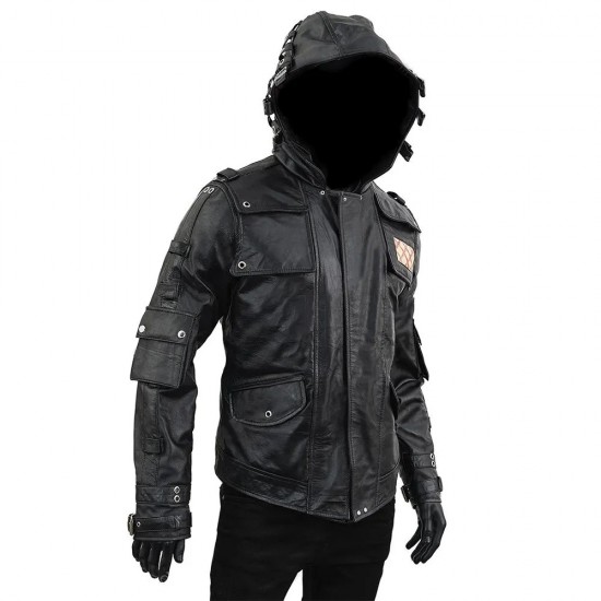 PUBG Black Leather Jacket