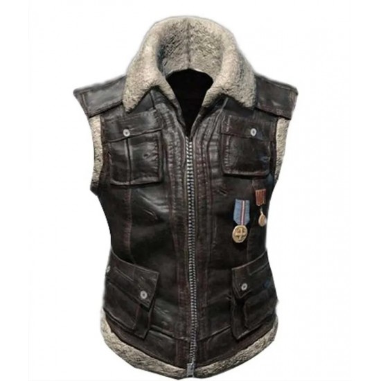 PUBG Brown Leather Vest