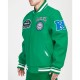 Philadelphia Eagles Crest Emblem Kelly Green Varsity Wool Jacket