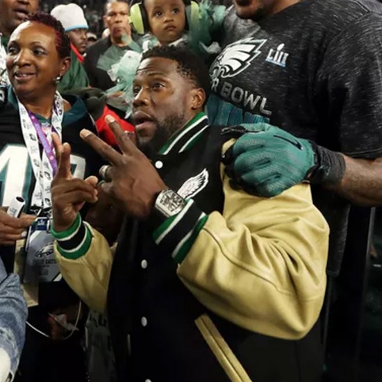 Philadelphia Eagles Kevin Hart Varsity Jacket