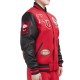 Prep Kansas City Chiefs Red and Black Varsity Jacket