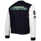 Pro Standard College Navy White Seattle Seahawks Logo Varsity
