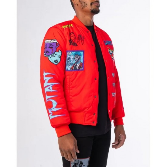 Red Mutant Bomber Jacket