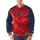 Red/Navy LA Angels Renegade Varsity Satin Jacket