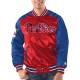 Red/Royal Philadelphia Phillies Varsity Satin Jacket