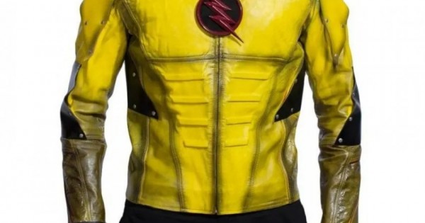 Reverse Flash Leather Costume Jacket