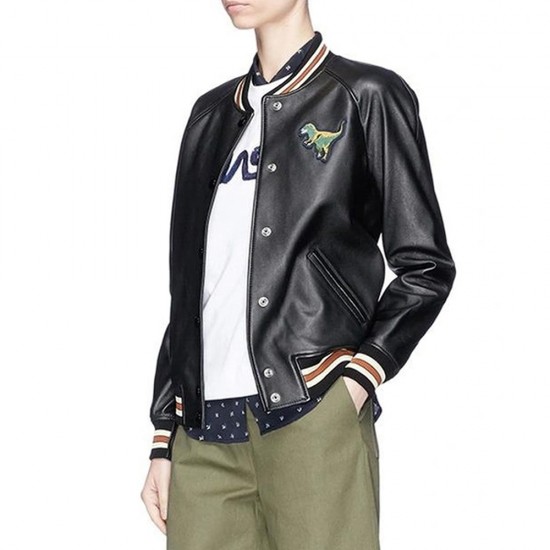 Rexy Varsity Leather Jacket