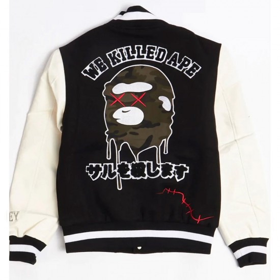 Robert Phillipe We Killed Ape Varsity Jacket