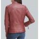 Rosemere Womens Red Casual Leather Jacket