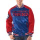 Royal/Red Philadelphia 76ers Renegade Varsity Satin Jacket