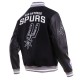 San Antonio Spurs Retro Classic Black Wool Varsity Jacket