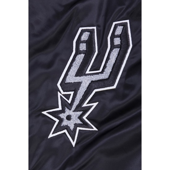 San Antonio Spurs Retro Classic Varsity Satin Jacket