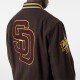 San Diego Padres Brown Wool Varsity Jacket