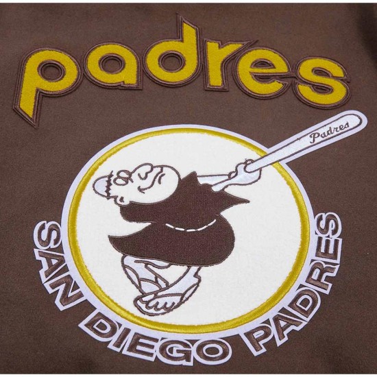 San Diego Padres Retro Classic Rib Varsity Jacket