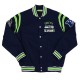 Seattle Seahawks Tailback Navy Varsity Jacket