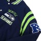 Seattle Seahawks Tailback Navy Varsity Jacket