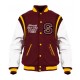 Shaw University Maroon Varsity Jacket