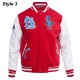 St. Louis Cardinals Retro Classic Rib Blue Wool Varsity Jacket