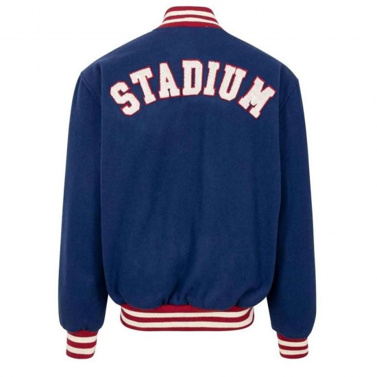 Stadium Team Navy Varsity Wool Jacket