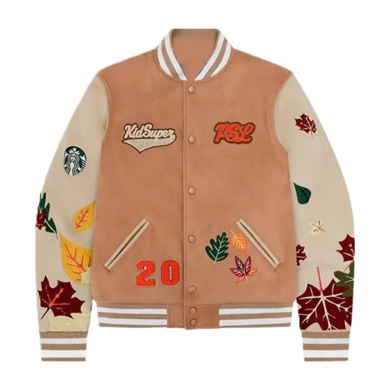 Starbucks Psl Wool Varsity Jacket