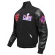 Superbowl LVIII Wool/Leather Varsity Jacket