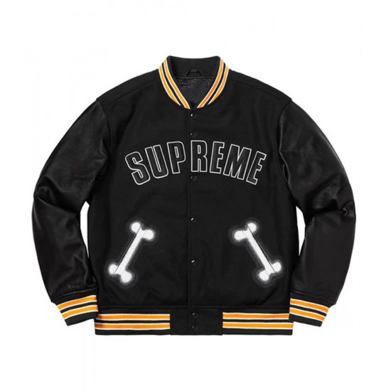 Supreme Bone Varsity Letterman Jacket