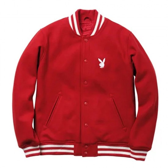 Supreme Playboy Varsity Wool Jacket