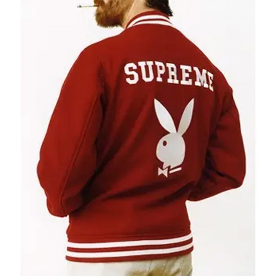 Supreme Playboy Varsity Wool Jacket